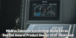 MAN’ın Tekneler İçin Ürettiği Dijital Ekran, ‘Red Dot Award: Product Design 2020’ Ödülü Aldı
