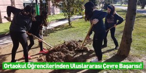 Ortaokul Öğrencilerinden Uluslararası Çevre Başarısı!