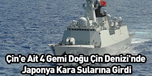 Çin'e Ait 4 Gemi Doğu Çin Denizi'nde Japonya Kara Sularına Girdi