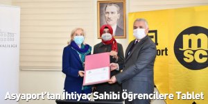 Asyaport’tan İhtiyaç Sahibi Öğrencilere Tablet