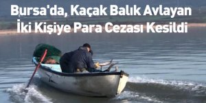 Bursa'da, Kaçak Balık Avlayan İki Kişiye Para Cezası Kesildi
