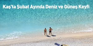 Kaş'ta Şubat Ayında Deniz ve Güneş Keyfi