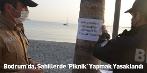 Bodrum'da, Sahillerde 'Piknik' Yapmak Yasaklandı