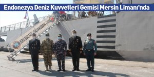 Endonezya Deniz Kuvvetleri Gemisi Mersin Limanı'nda