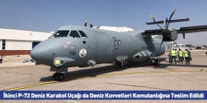 İkinci P-72 Deniz Karakol Uçağı da Deniz Kuvvetleri Komutanlığına Teslim Edildi
