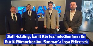 Safi Holding, İzmit Körfezi’nde Sınıfının En Güçlü Römorkörünü Sanmar’a İnşa Ettirecek