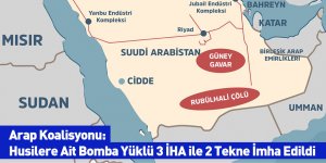 Arap Koalisyonu: Husilere Ait Bomba Yüklü 3 İHA ile 2 Tekne İmha Edildi