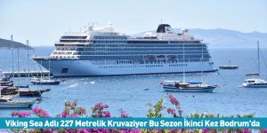 Viking Sea Adlı 227 Metrelik Kruvaziyer Bu Sezon İkinci Kez Bodrum'da