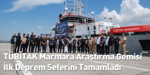 TÜBİTAK Marmara Araştırma Gemisi İlk Deprem Seferini Tamamladı