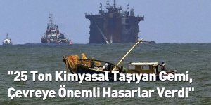 "25 Ton Kimyasal Taşıyan Gemi, Çevreye Önemli Hasarlar Verdi"