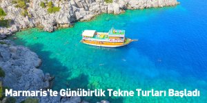 Marmaris'te Günübirlik Tekne Turları Başladı