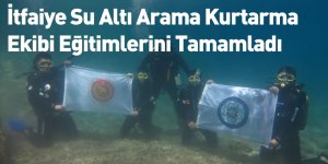 İtfaiye Su Altı Arama Kurtarma Ekibi Eğitimlerini Tamamladı