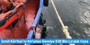 İzmit Körfezi'ni Kirleten Gemiye 530 Bin Liralık Ceza