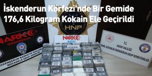 İskenderun Körfezi'nde Bir Gemide 176,6 Kilogram Kokain Ele Geçirildi