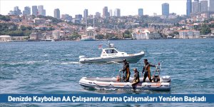 Denizde Kaybolan AA Çalışanını Arama Çalışmaları Yeniden Başladı