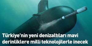 Türkiye'nin yeni denizaltıları mavi derinliklere milli teknolojilerle inecek