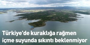 Türkiye'de kuraklığa rağmen içme suyunda sıkıntı beklenmiyor