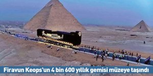 Firavun Keops'un 4 bin 600 yıllık gemisi müzeye taşındı