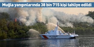 Muğla yangınlarında 38 bin 715 kişi tahliye edildi