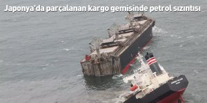 Japonya'da parçalanan kargo gemisinde petrol sızıntısı