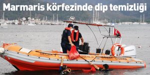 Marmaris körfezinde dip temizliği