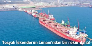 Tosyalı İskenderun Limanı'ndan bir rekor daha!