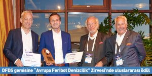 DFDS gemisine “Avrupa Feribot Denizcilik” Zirvesi’nde uluslararası ödül