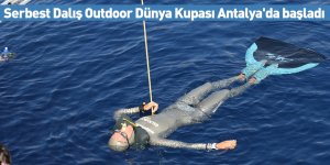 Serbest Dalış Outdoor Dünya Kupası Antalya'da başladı