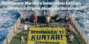 Greenpeace: Marmara Denizi’ndeki kirliliğin çözülmesi için Ergene deşarjı durdurulmalı