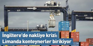 İngiltere'de nakliye krizi: Limanda konteynerler birikiyor
