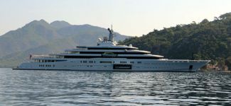 Lüks yat "Lady M" Marmaris'te