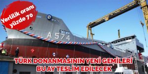Türk donanmasının yeni gemileri bu ay teslim edilecek