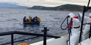 İzmir Açıklarında 40 Düzensiz Göçmen Kurtarıldı