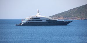 Mega Yat "Titan" Bodrum'a Geldi