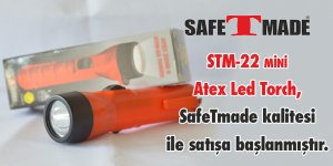 STM-22 Mini Atex Led Torch, SafeTmade Kalitesi İle Satışa Başlanmıştır