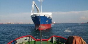 Tuzla'da Arıza Yapan Kuru Yük Gemisi Emniyetle Demirletildi