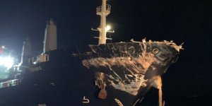 Ahırkapı Açıklarında İki Yük Gemisi Çatıştı