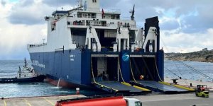 Ulusoy-5 Ro-Ro Gemisi, Yardımları Götürmek İçin Yola Çıkıyor