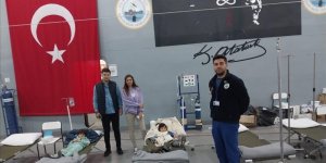 TCG Bayraktar Gemisinde Sağlık Hizmeti Devam Ediyor