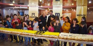 MSC AURELIA'da Çocuklar İçin 15 Metrelik Pasta