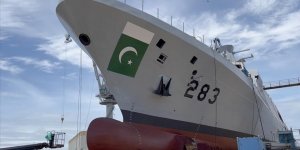 Pakistan MİLGEM Projesi'nin Son Gemisi Denize İniyor