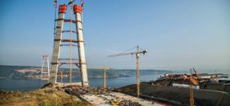 322 metrelik ayaklar tamamlandı