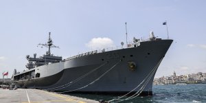 ABD Donanmasına ait USS Mount Whitney İstanbul'da tanıtıldı