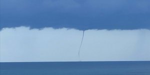 Rize'de Denizde Çıkan Hortum Kameralara Yansıdı