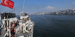 TCSG Dost Gemisi, İzmir Körfezi'nde Arama Kurtarma Eğitimi Yaptı