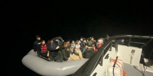 Ayvacık Açıklarında 96 Kaçak Göçmen Kurtarıldı