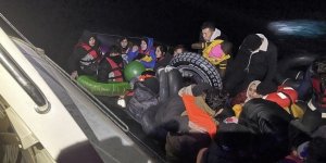 Ayvacık Açıklarında 40 Kaçak Göçmen Yakalandı