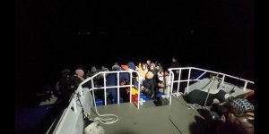 Ayvalık’ta 42 Düzensiz Göçmen Kurtarıldı