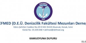 DEFMED'den Kamuoyuna Duyuru