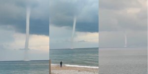 Antalya’da Dev Hortum Panik Dolu Anlar Yaşattı